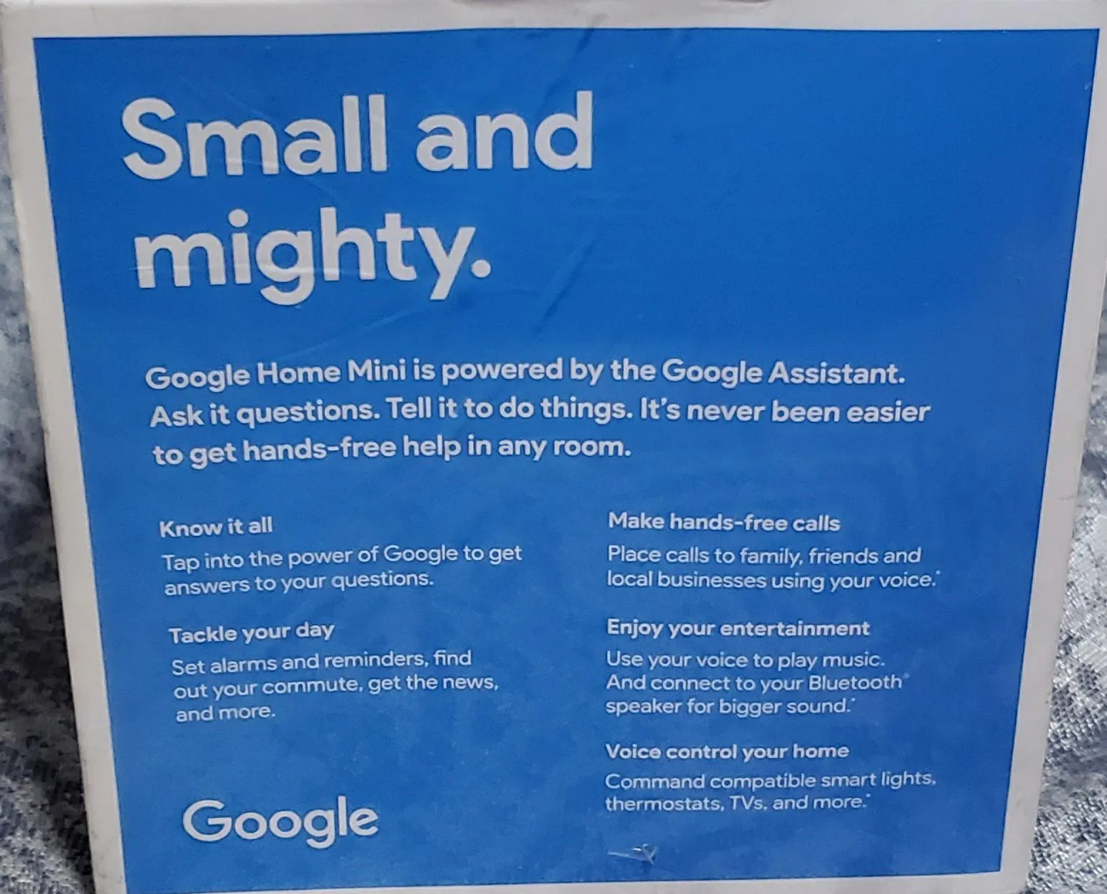 10192020 Google Home Mini