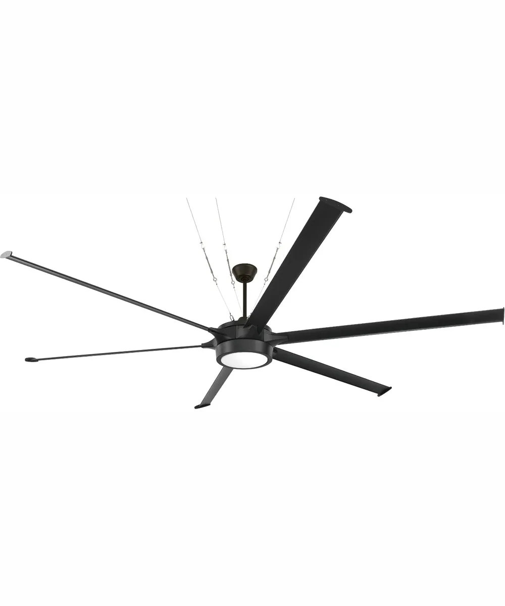 102" Prost 102" 1-Light Indoor/Outdoor Ceiling Fan Flat Black