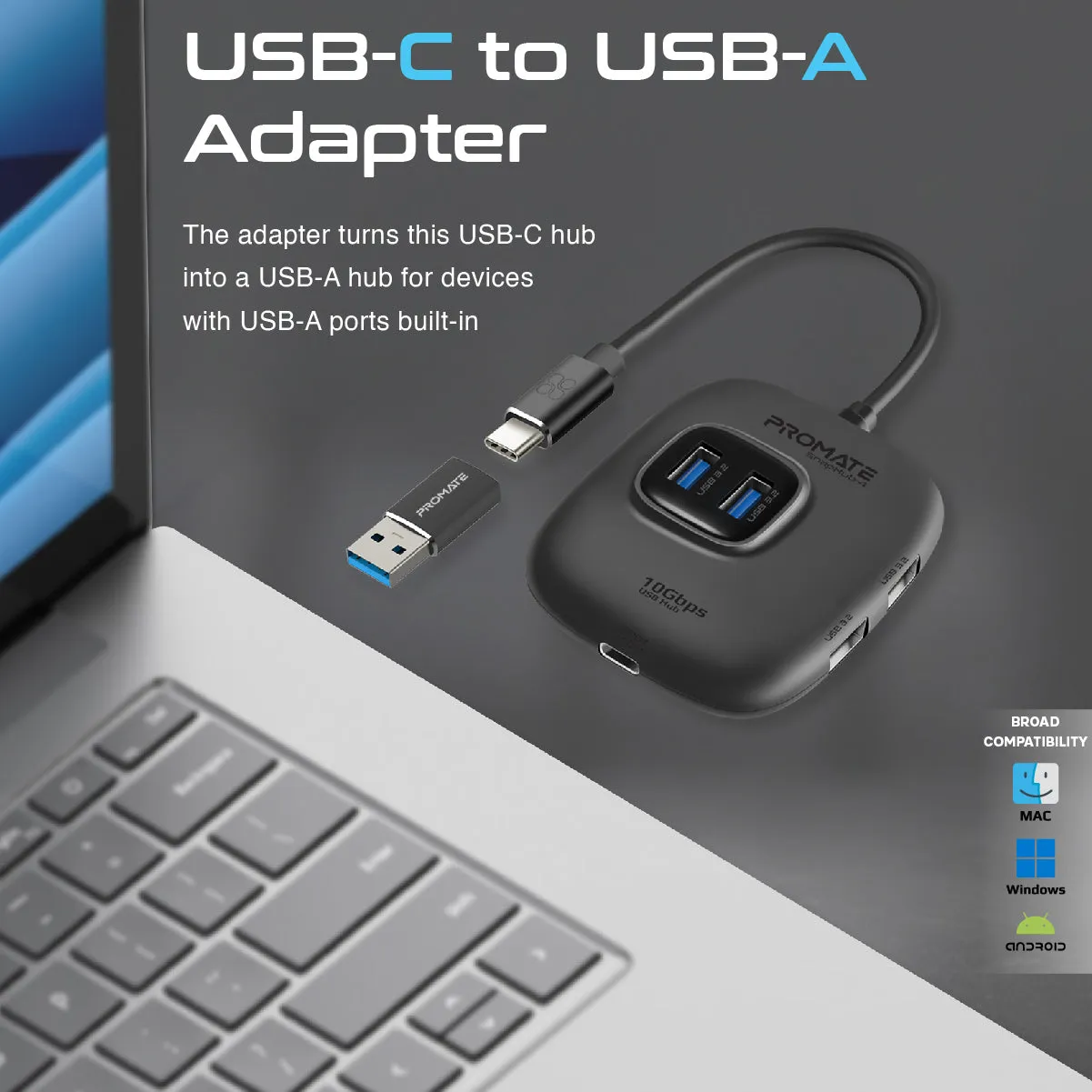 10Gbps Ultra-Fast USB 3.2 Hub