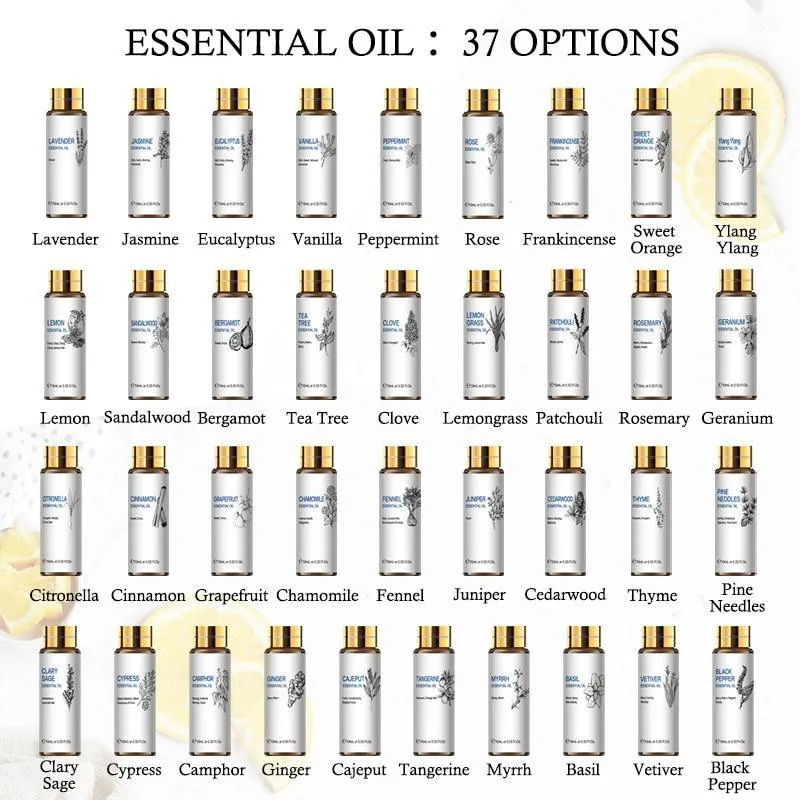 10ml Aromatherapy Essential Oil For Diffusers and Humidifiers