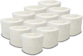 12 Pack Premium paper Replacement Filter for humidifier compatible with Holmes HWF65, Honeywell HC-15, Bionaire BWF-65, Sunbeam SF206