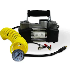 2 Cylinder 4 x 4 12V Portable Air Compressor 150 psi