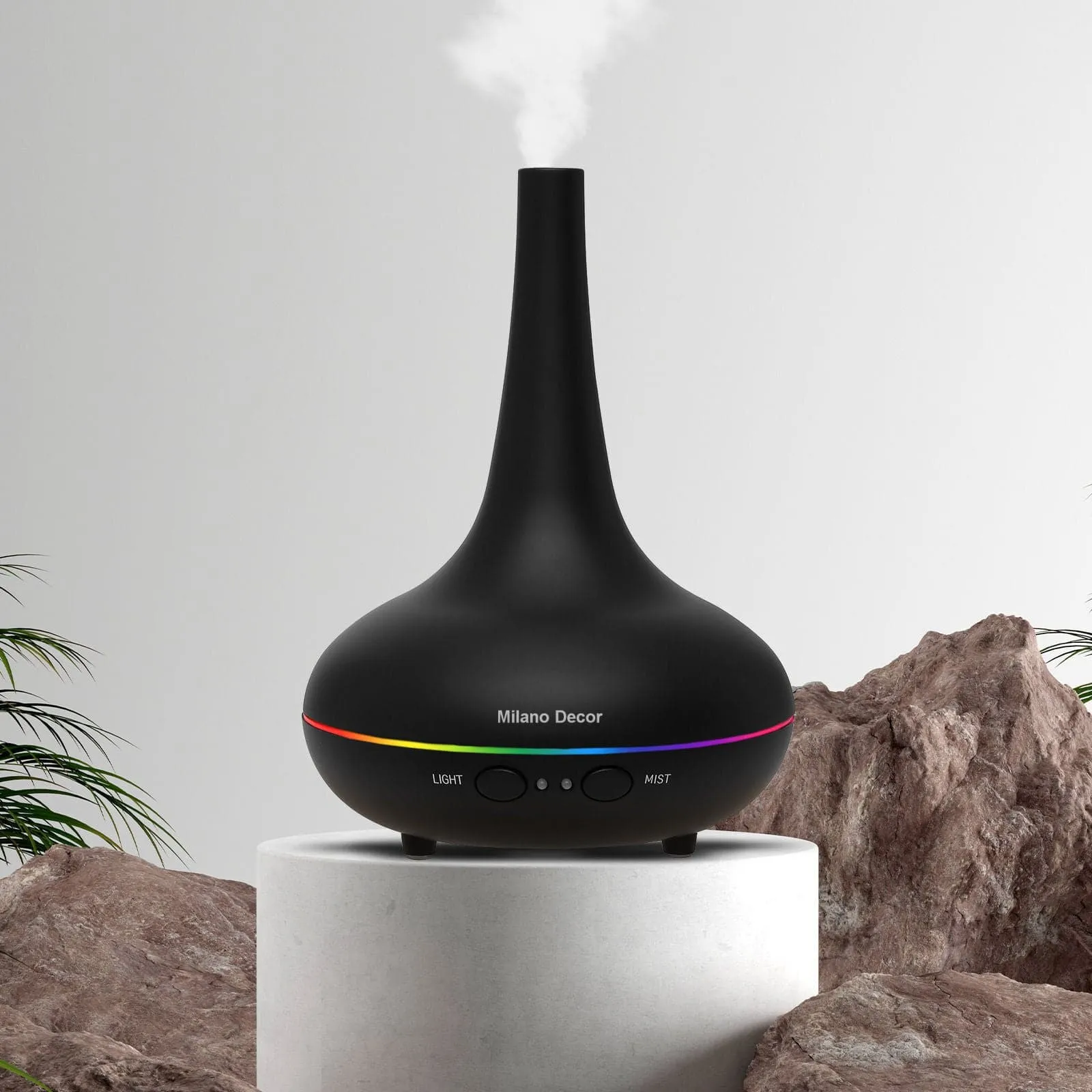 2 x Milano Decor Ultrasonic Aroma Diffusers Humidifier   6 Diffuser Oils Set