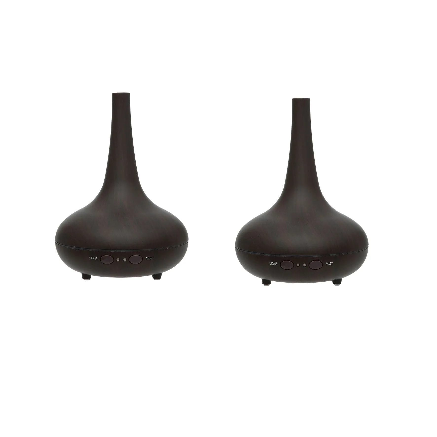 2 x Milano Decor Ultrasonic Aroma Diffusers Humidifier   6 Diffuser Oils Set