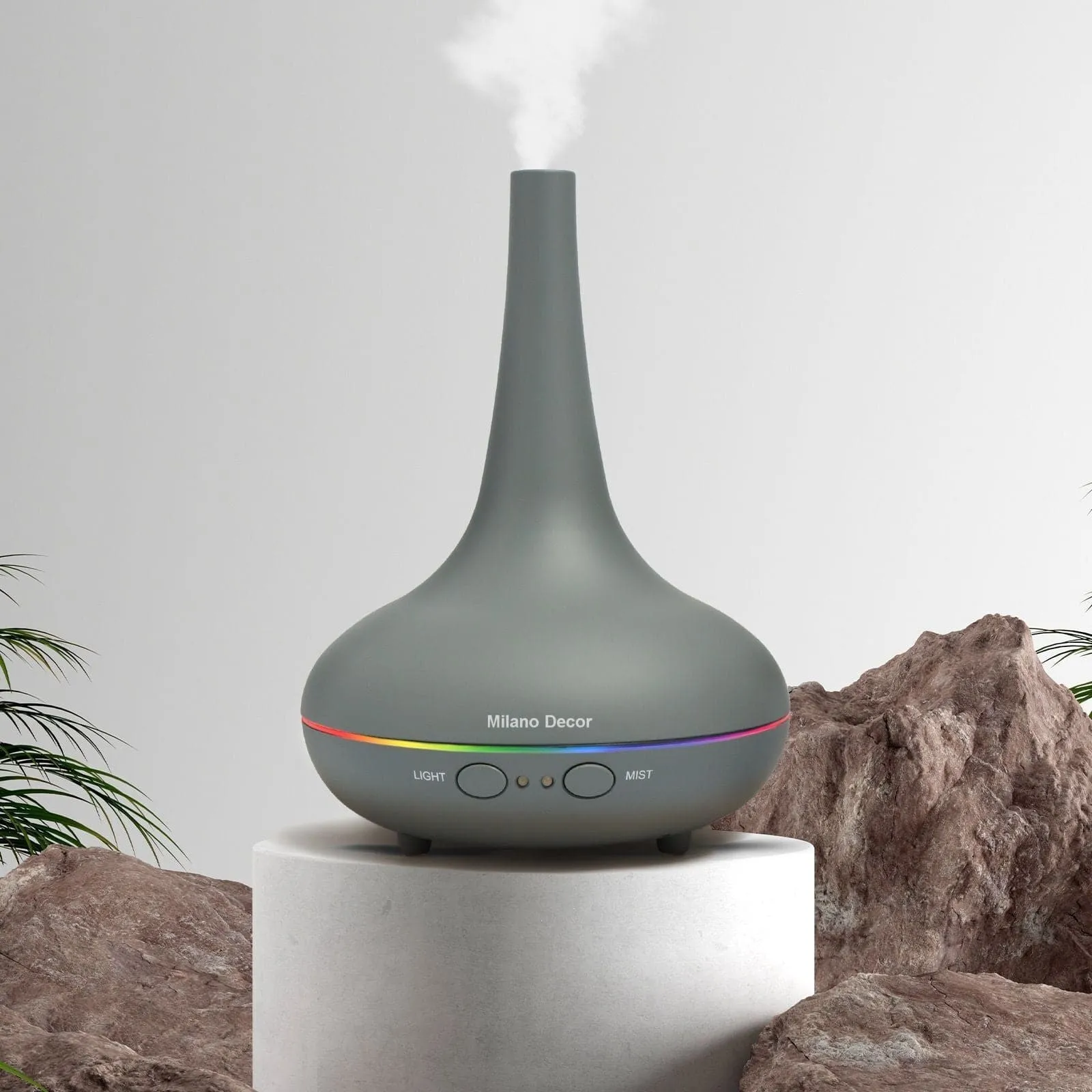 2 x Milano Decor Ultrasonic Aroma Diffusers Humidifier   6 Diffuser Oils Set