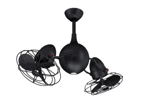 38" Ceiling Fan from the Acqua Collection in Matte Black Finish by Matthews Fan Company