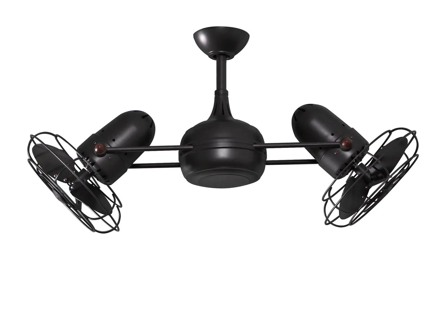 39" Ceiling Fan from the Dagny Collection in Matte Black Finish by Matthews Fan Company