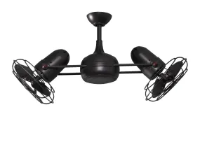 39" Ceiling Fan from the Dagny Collection in Matte Black Finish by Matthews Fan Company