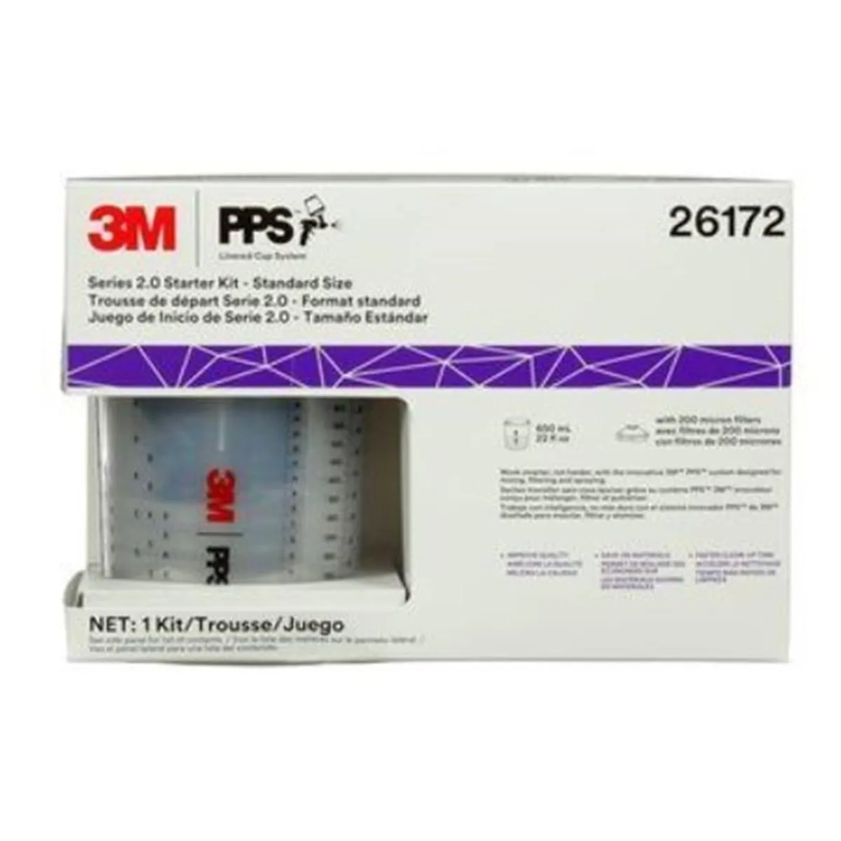 3M 26172 3M Pps Series 2.0 6-Pack Starter Kit 200 Micron