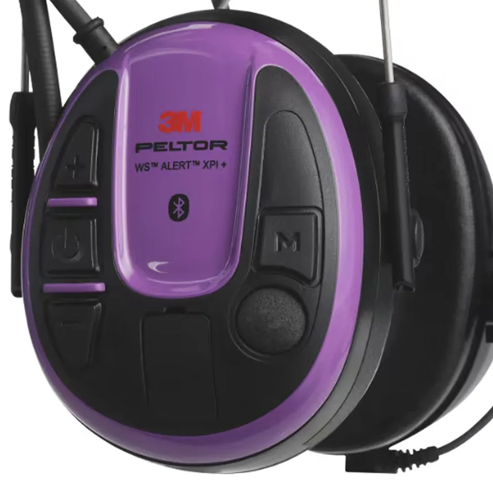 3M&trade; PELTOR&trade; WS ALERT XPI  Bluetooth FM Radio Helmet Mount Headset