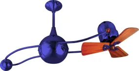 40" Ceiling Fan from the Brisa 2000 Collection in Blue Finish by Matthews Fan Company