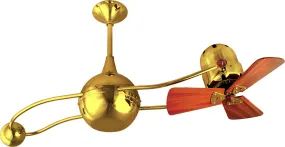 40" Ceiling Fan from the Brisa 2000 Collection in Gold Finish by Matthews Fan Company