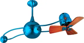 40" Ceiling Fan from the Brisa 2000 Collection in Light Blue Finish by Matthews Fan Company