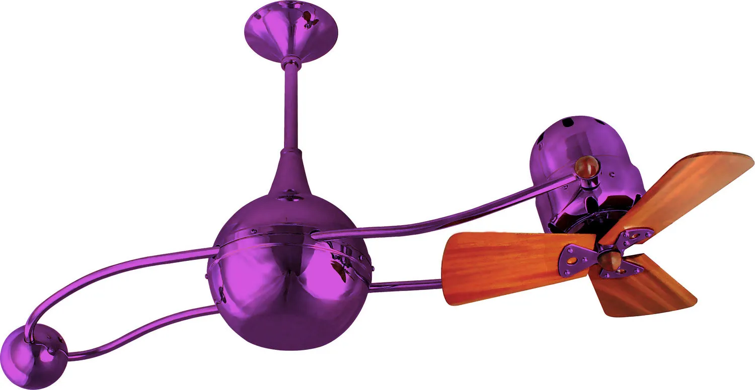 40" Ceiling Fan from the Brisa 2000 Collection in Light Purple Finish by Matthews Fan Company