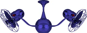 42" Ceiling Fan from the Vent-Bettina Collection in Blue Finish by Matthews Fan Company