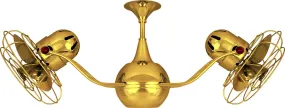 42" Ceiling Fan from the Vent-Bettina Collection in Gold Finish by Matthews Fan Company