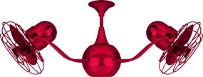 42" Ceiling Fan from the Vent-Bettina Collection in Red Finish by Matthews Fan Company