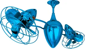 48" Ceiling Fan from the Ar Ruthiane Collection in Agua Marinha Finish by Matthews Fan Company