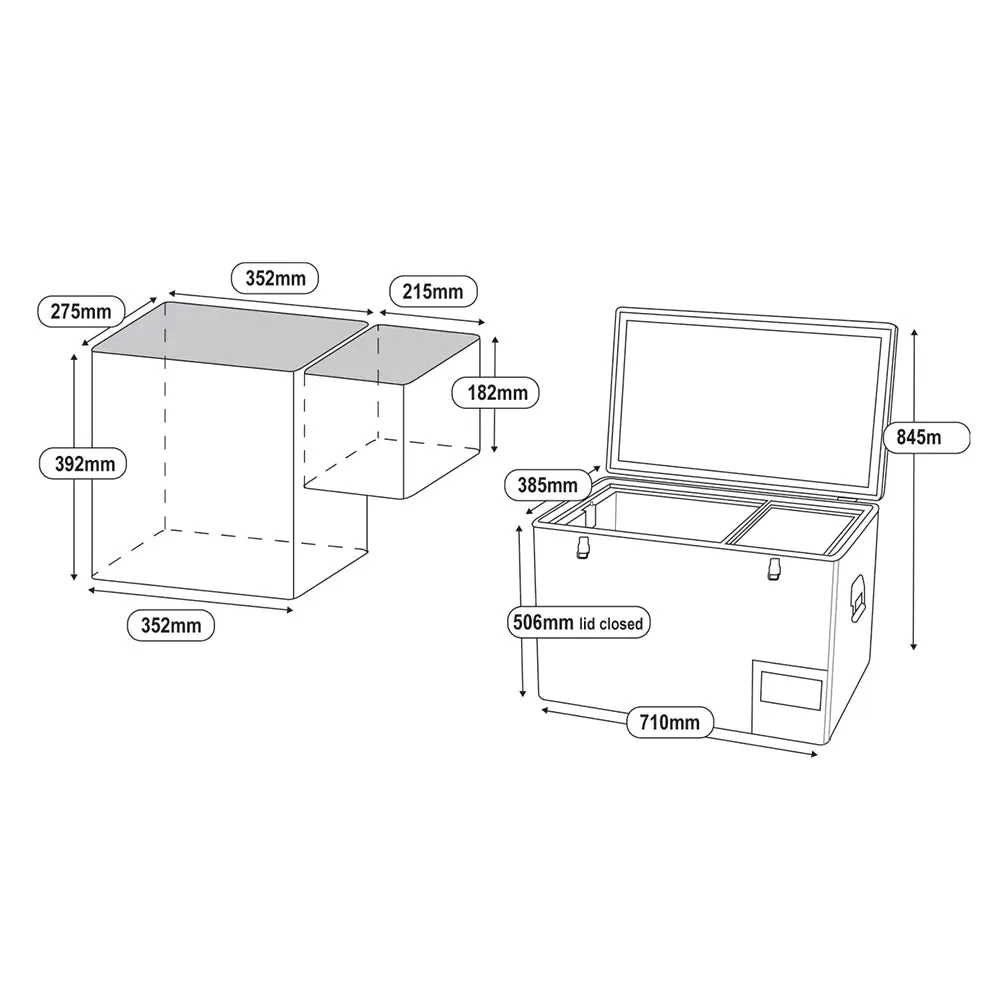 50L Legacy Smart Fridge/Freezer