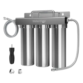 6-stage Under Sink Ultrafiltration Stainless Steel Water Filter System Waterdrop TST-UF