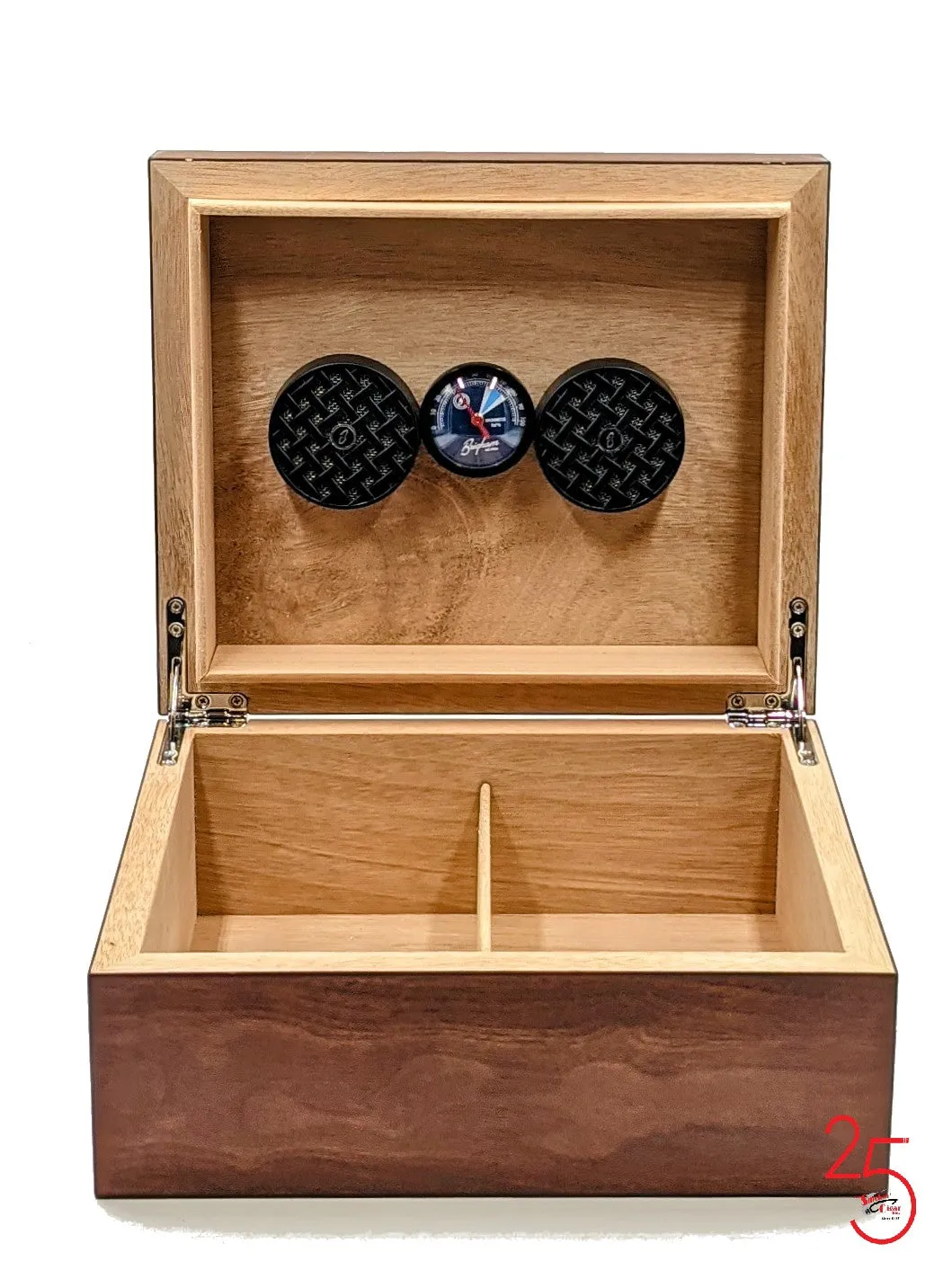 A 50  Cigar Capacity Brigham Celestial Matte Humidor   a Complimentary Bottle of our Humidor Solution ( $16.99 473ml) & EXTRA Humidifier NO CHARGE!
