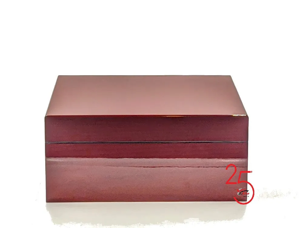 A 50  Cigar Capacity Brigham Parhelion Gloss Humidor   a Complimentary Bottle of our Humidor Solution ( $16.99 473ml) & EXTRA Humidifier NO CHARGE!