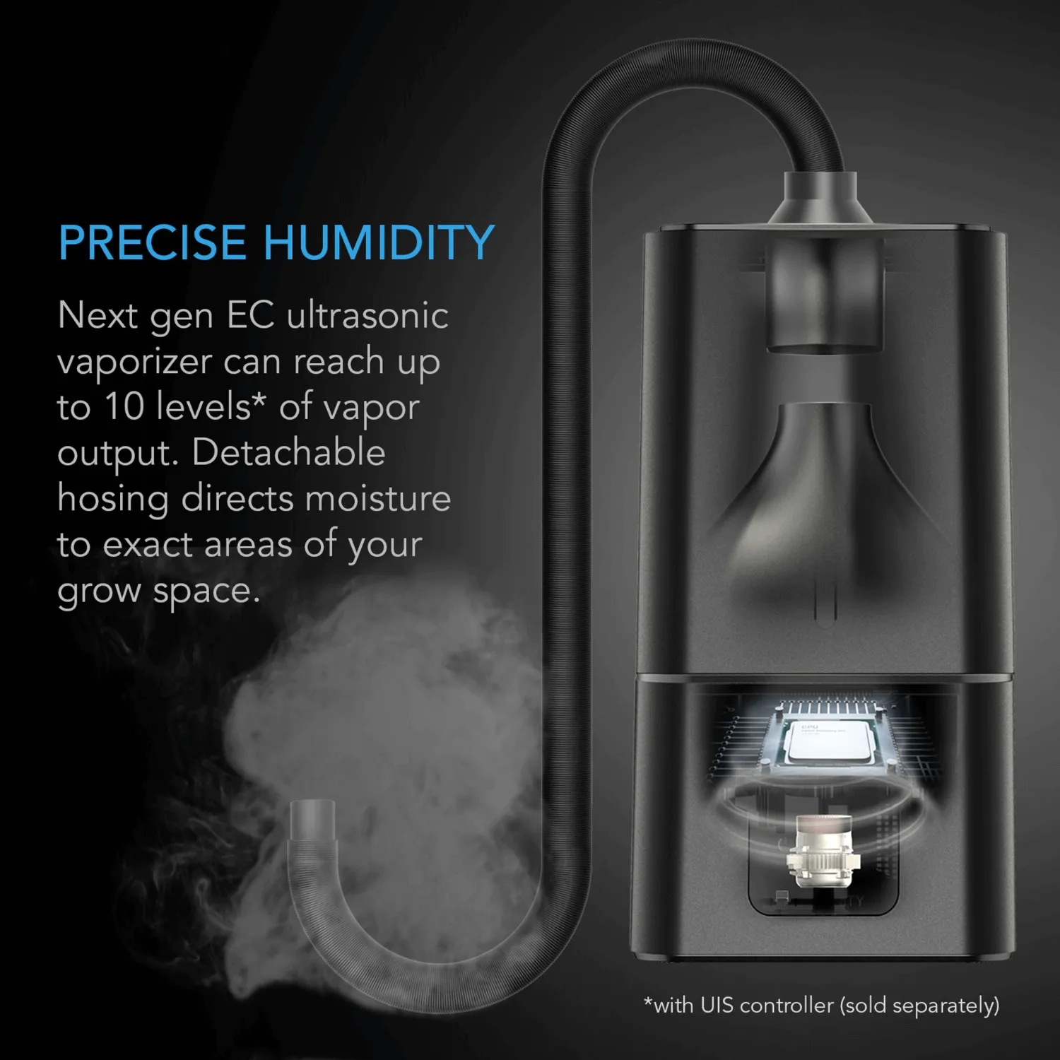 AC Infinity CLOUDFORGE T7, Environmental Plant Humidifier, 15L, Smart Controls, Targeted Vaporizing
