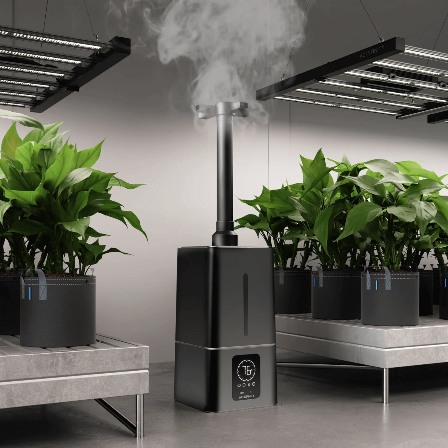 AC Infinity CLOUDFORGE T7, Environmental Plant Humidifier, 15L, Smart Controls, Targeted Vaporizing