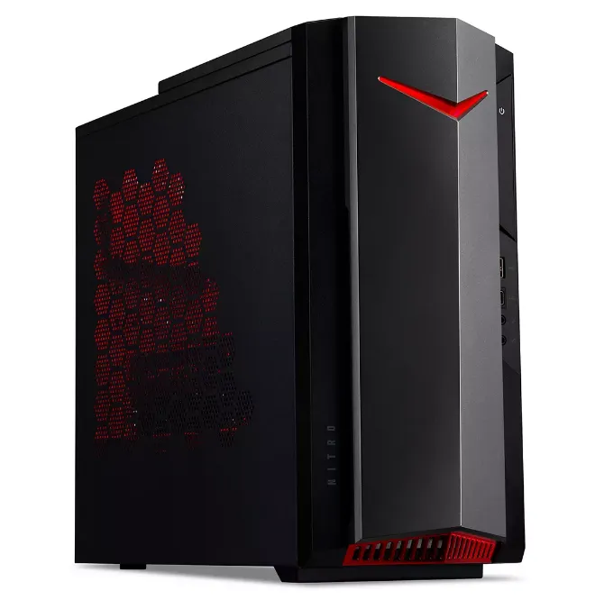Acer Nitro 50 N50-620-UA14 Desktop, Intel Core i5-11400F Processor, 8GB Memory, 512GB SSD, GeForce GTX 1650 Graphics
