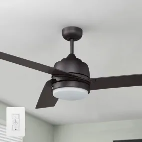 Addison 52 inch Smart Ceiling Fan with LED Light Wall Switch