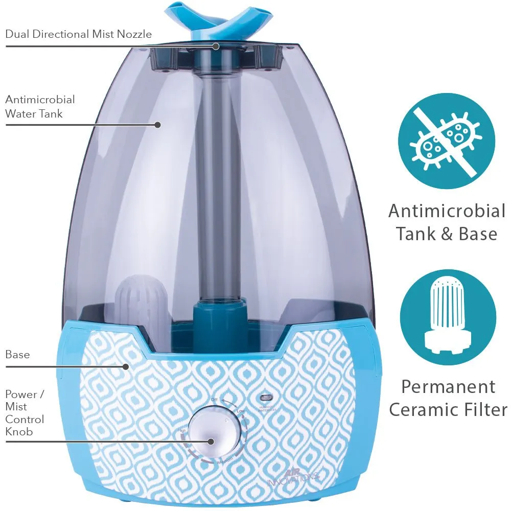 Air Innovations MH-603 Ultrasonic Cool Mist Humidifier With Aromatherapy