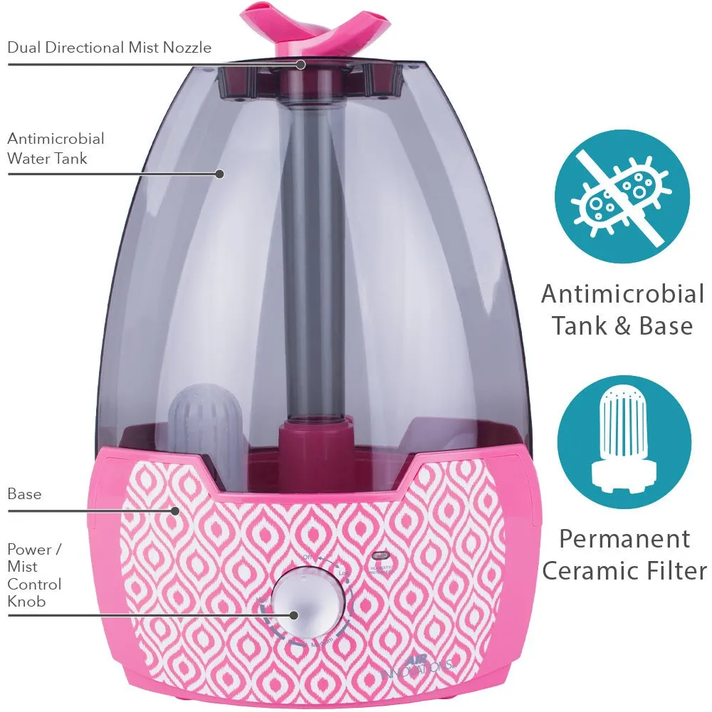 Air Innovations MH-603 Ultrasonic Cool Mist Humidifier With Aromatherapy