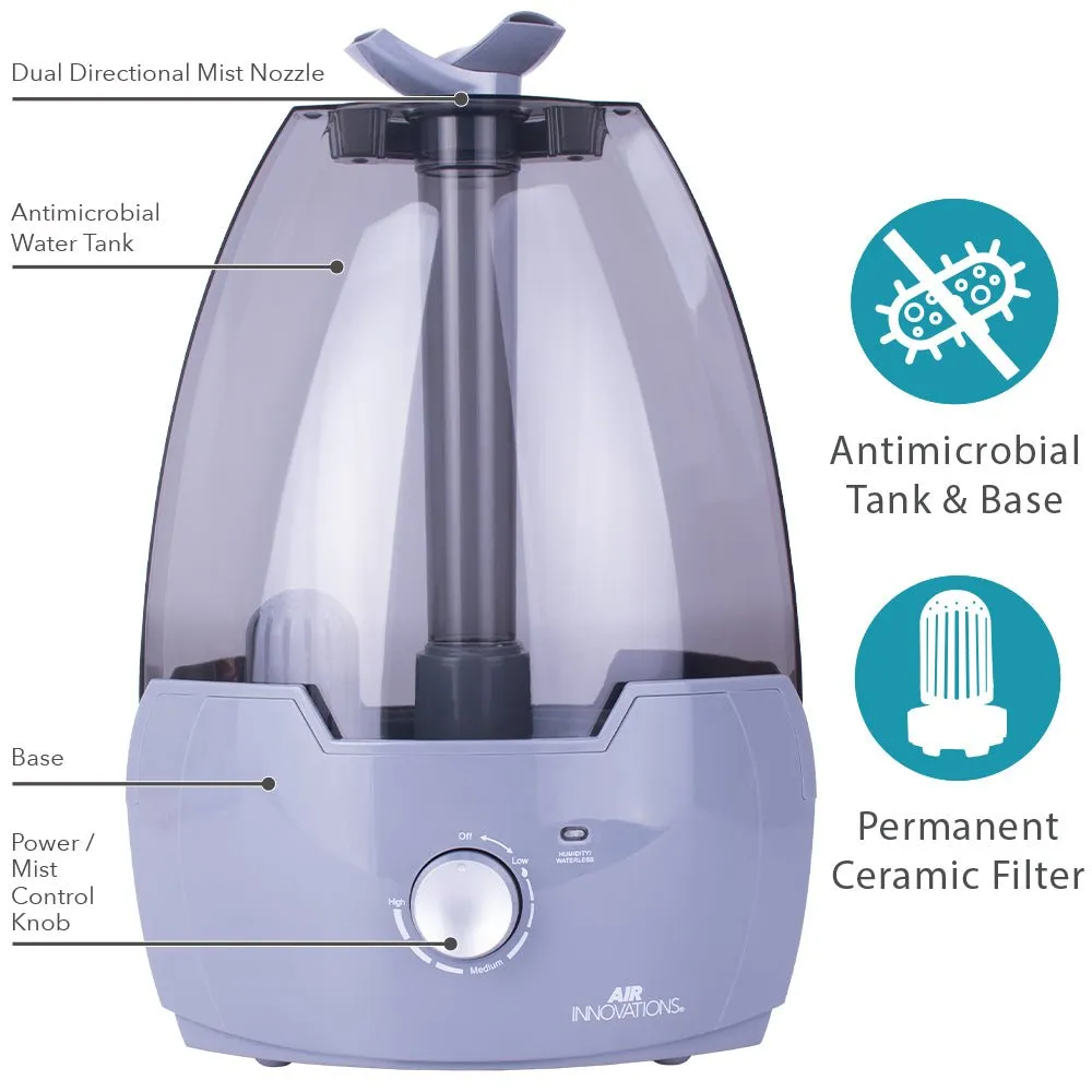 Air Innovations MH-603 Ultrasonic Cool Mist Humidifier With Aromatherapy