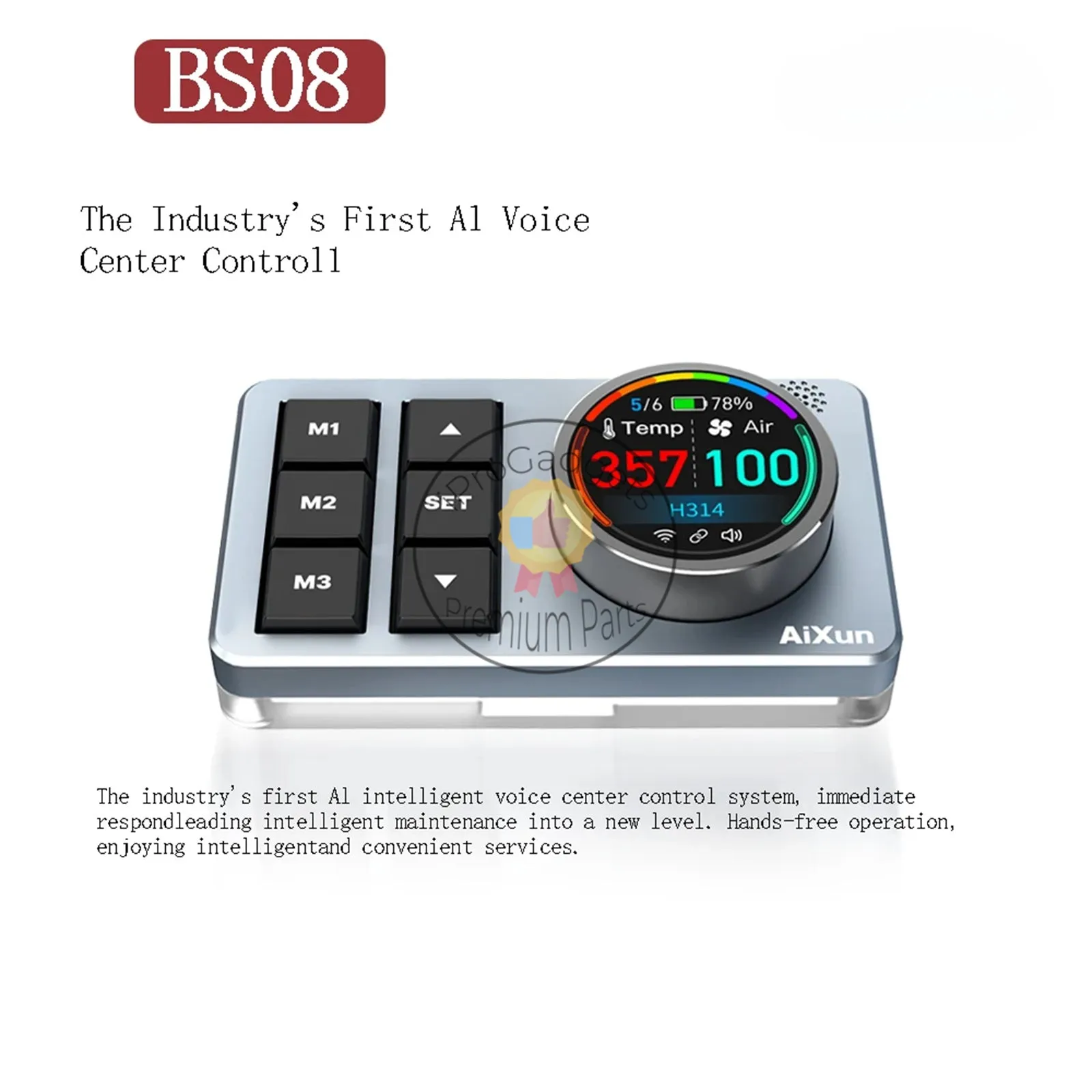 Aixun BS08 AI Voice Control TYPE-C/2.4G Bluetooth Connection Suitable for Aixun T320 P3208 H312 H314 T380 T420D Voice Assistant