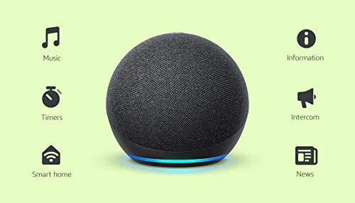 All-new Echo Dot (4th Gen) | Smart speaker with Alexa | Charcoal