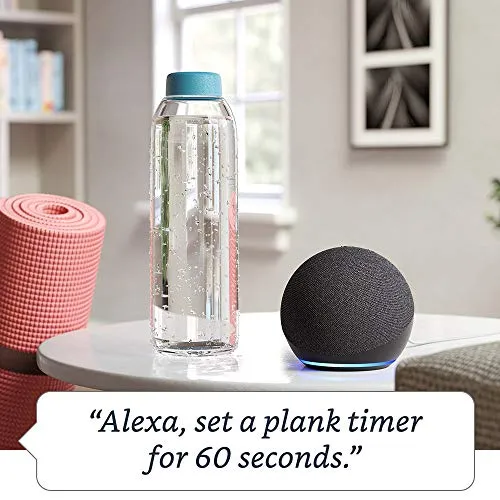 All-new Echo Dot (4th Gen) | Smart speaker with Alexa | Charcoal