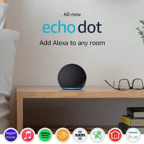 All-new Echo Dot (4th Gen) | Smart speaker with Alexa | Charcoal