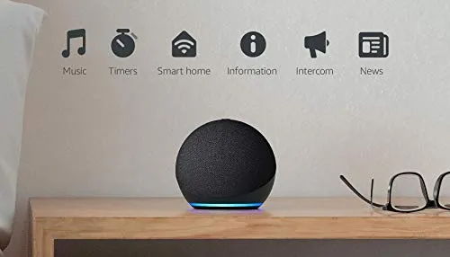 All-new Echo Dot (4th Gen) | Smart speaker with Alexa | Charcoal