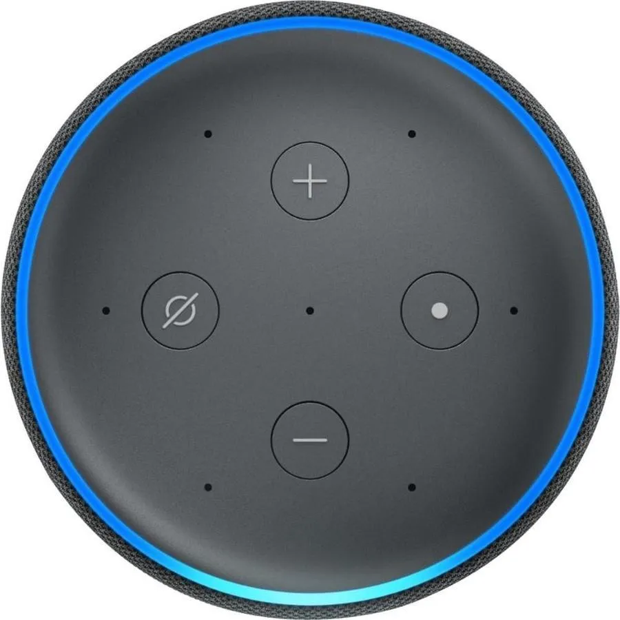 Amazon Echo (3rd Gen) Smart Speaker with Alexa - Charcoal