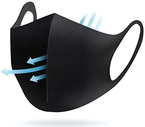 Amba7 5 PCS Washable Reusable Cool Face Mask for Summer in Stock USA Seller