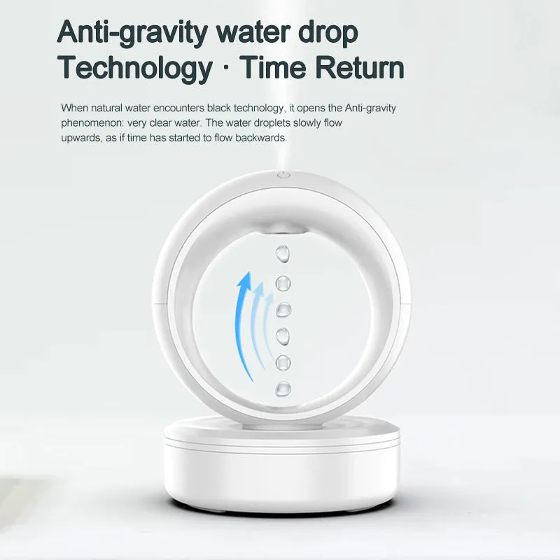 Anti-gravity Air Humidifier Mute Countercurrent Humidifier Levitating Water Drops Fogger Electric Humidifiers