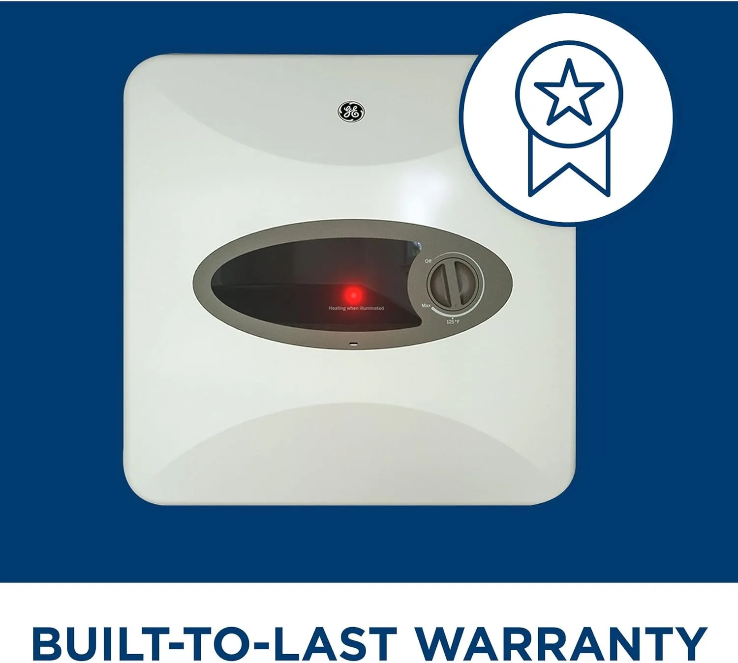 Appliances 2.5 Gallon, Versatile Mini Tank Water Heater with Adjustable Thermostat, Easily Installs under Sink, 120V