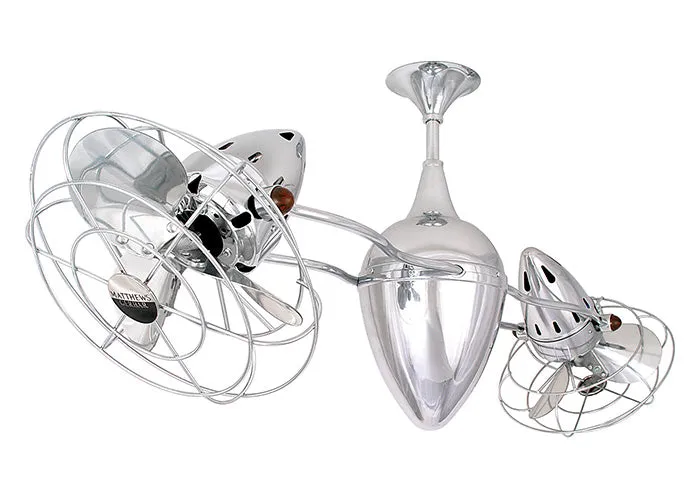 Ar Ruthiane 46" Ceiling Fan with Decorative Cage