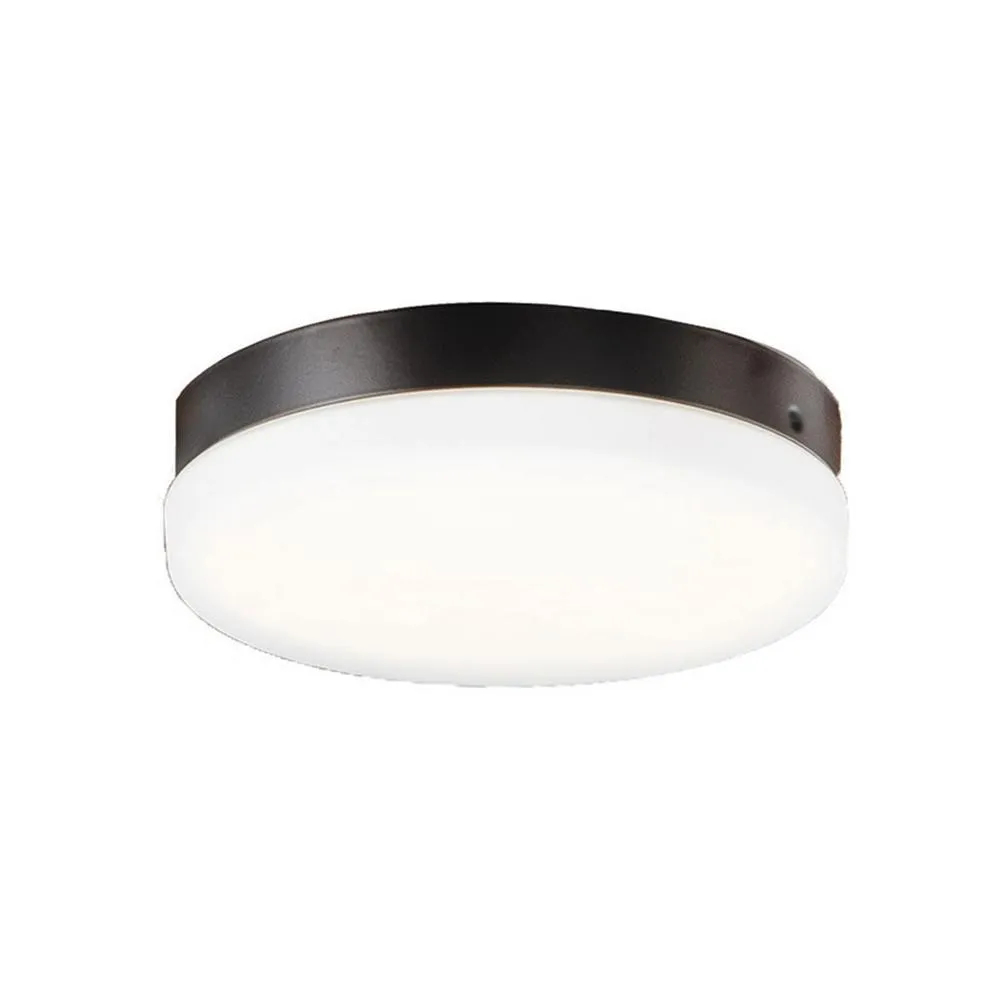Aviator 1-Light LED 3000K Ceiling Fan Light Kit in Matte Black