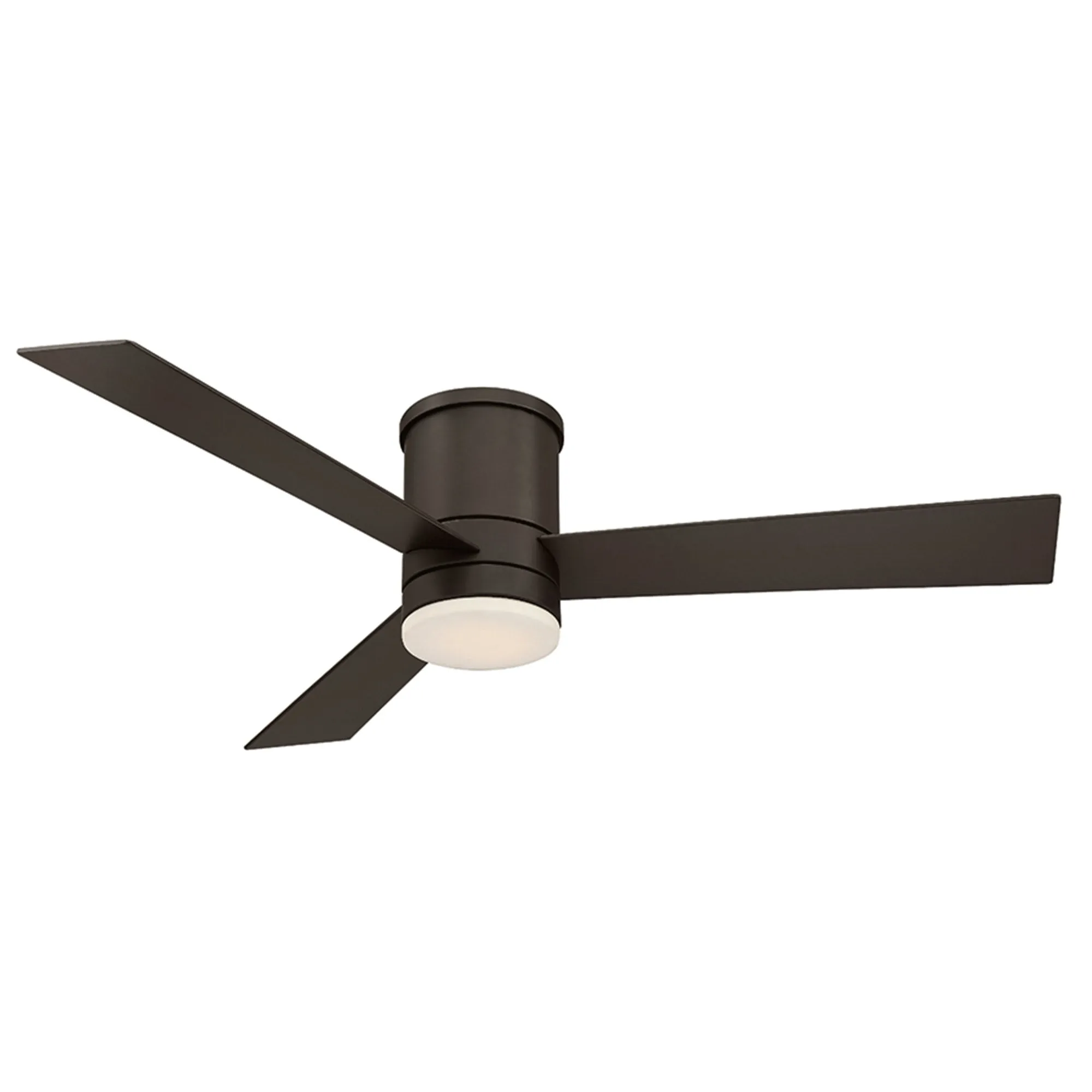 Axis Indoor/Outdoor LED Smart Flush Mount Ceiling Fan