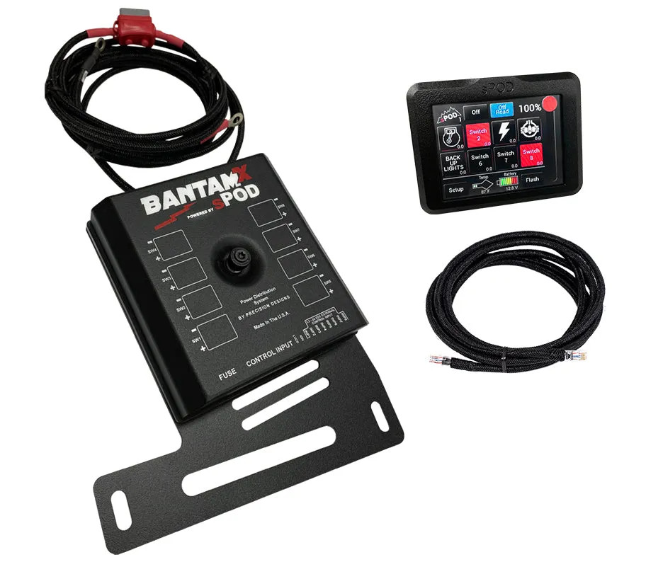 BantamX Touchscreen for 07-18 Jeep Wrangler JK sPOD