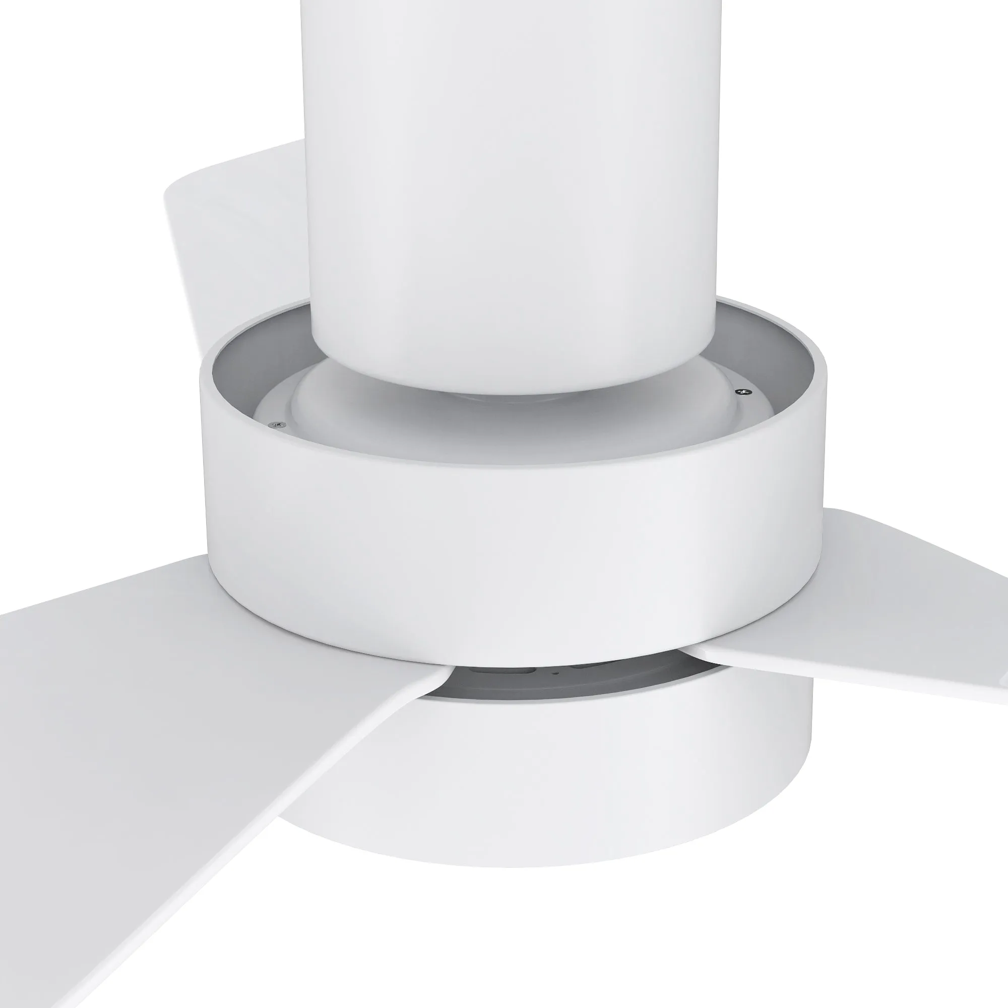 Barnet Flush Mount Smart Ceiling Fan with LED Light and remote 44 inch