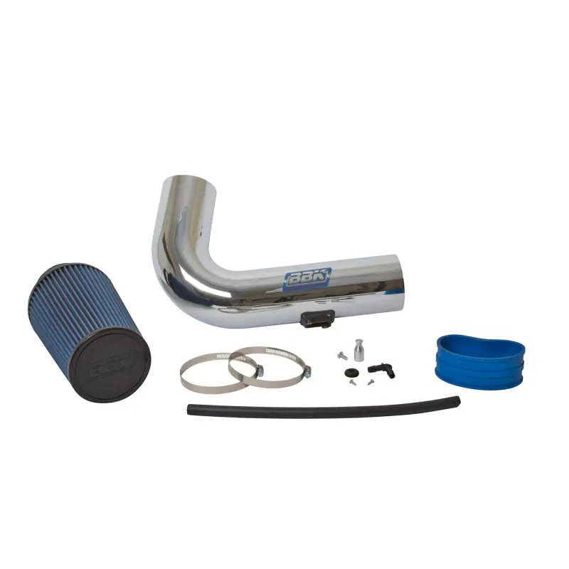 BBK Performance Air Intake - Reusable Oiled Filter - Chrome - GM LS-Series - Chevy Camaro 2010-15