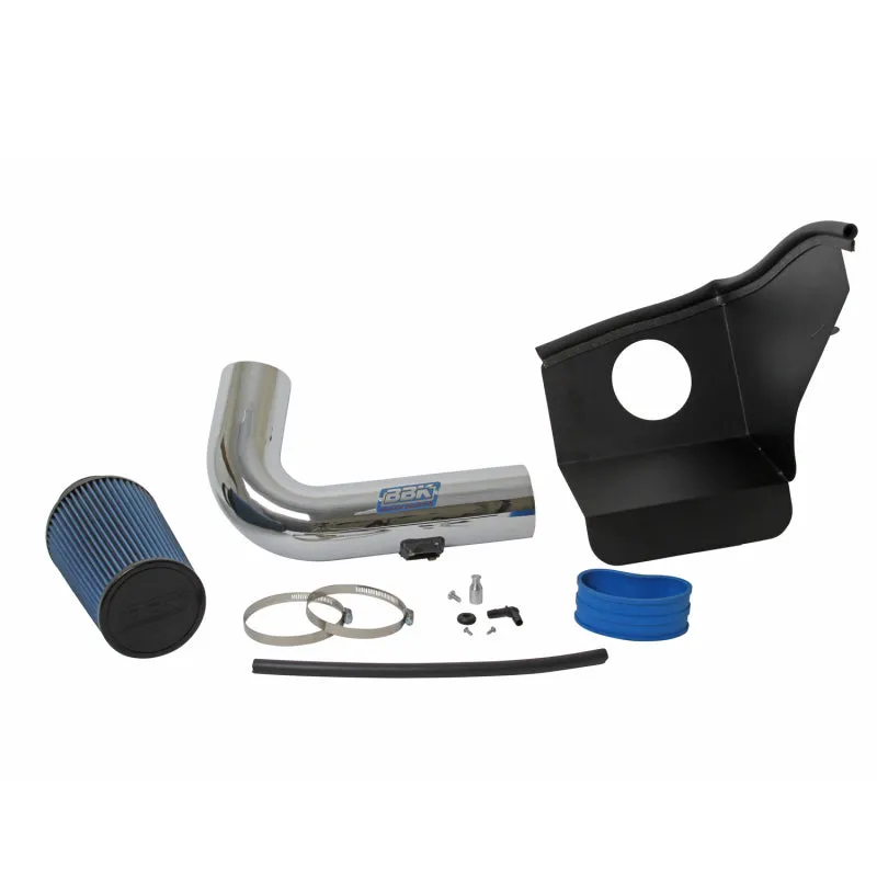 BBK Performance Air Intake - Reusable Oiled Filter - Chrome - GM LS-Series - Chevy Camaro 2010-15
