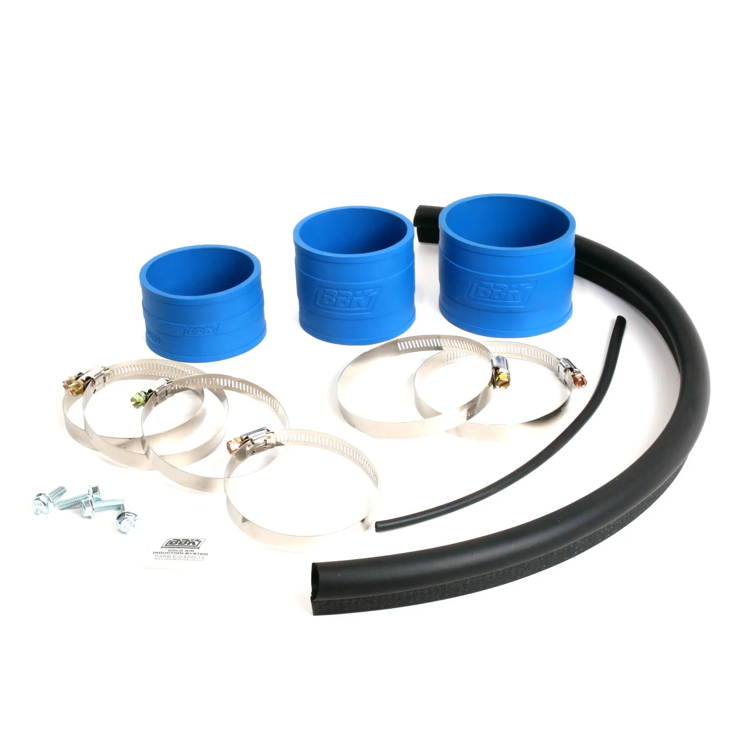 BBK Performance Parts 15575 1986-1993 MUSTANG 5.0 FENDERWELL COLD AIR INTAKE (BLACKOUT FINISH)